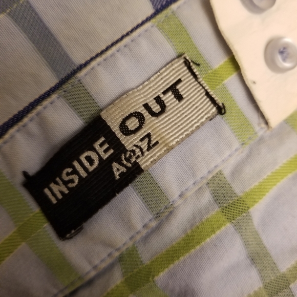 Mens size Large Reversible Dress Shirt - Picture 3 of 4